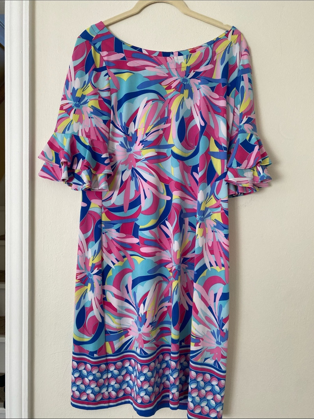 Pappagallo Multicolor Floral Off-Shoulder Mini Dress